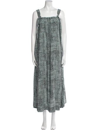 Proenza Schouler White Label Printed Long Dress