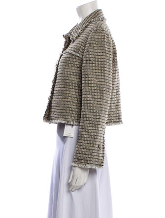 Proenza Schouler White Label Tweed Pattern Evening Jacket