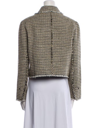 Proenza Schouler White Label Tweed Pattern Evening Jacket