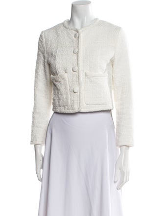 Proenza Schouler White Label Tweed Pattern Evening Jacket