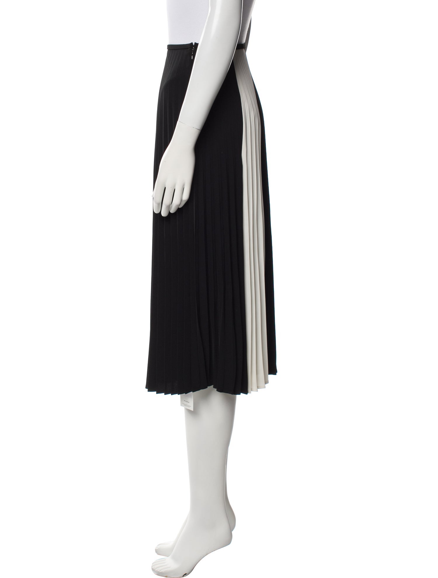 Proenza Schouler White Label Pleated Accents Knee-Length Skirt