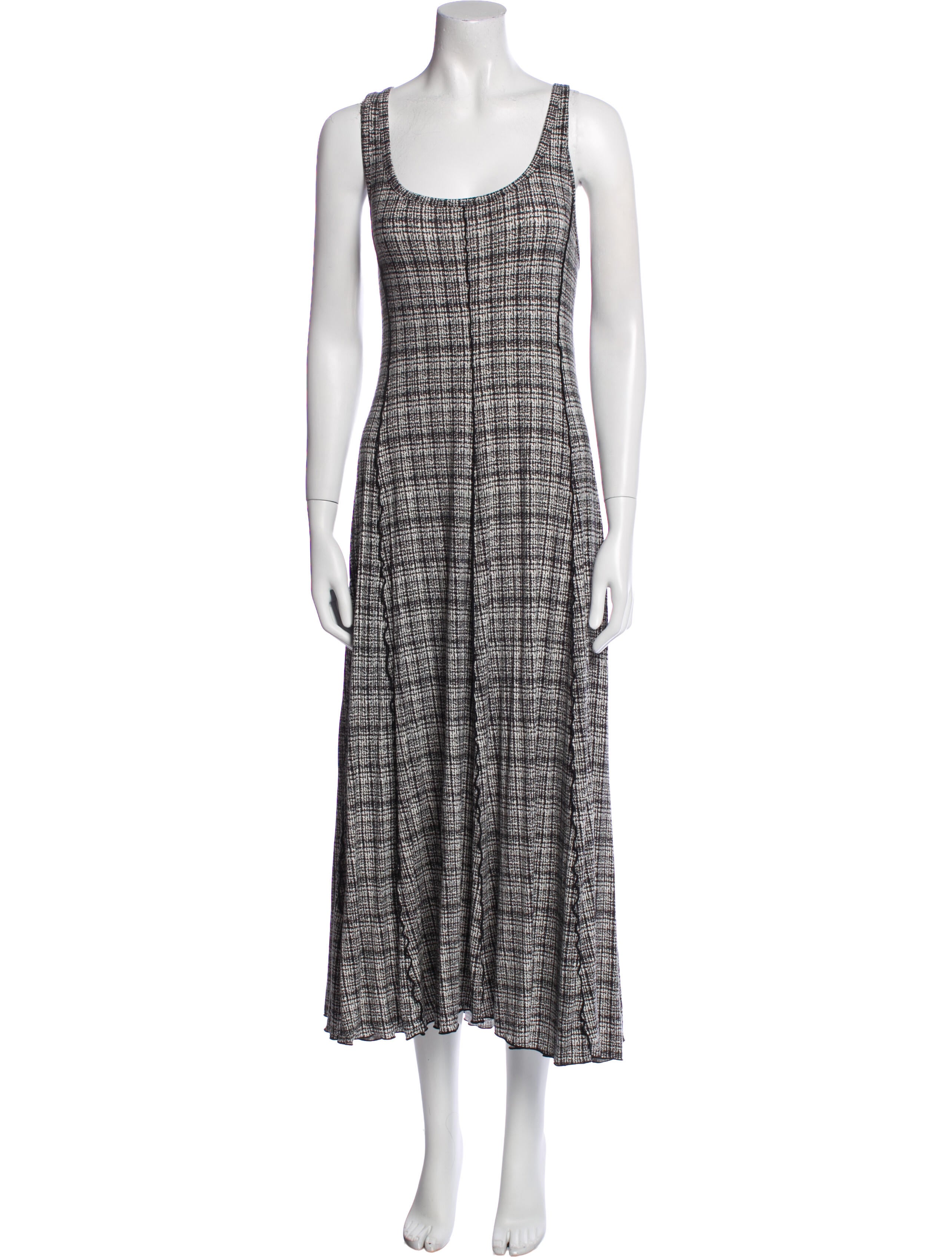 Proenza Schouler White Label Printed Long Dress