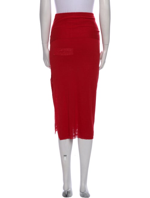 Proenza Schouler White Label Linen Knee-Length Skirt