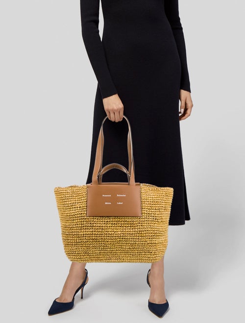 Proenza Schouler White Label Raffia Tote