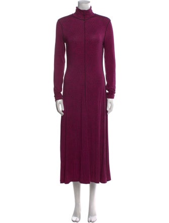 Proenza Schouler White Label Turtleneck Midi Length Dress