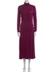 Proenza Schouler White Label Turtleneck Midi Length Dress