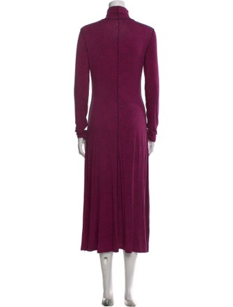 Proenza Schouler White Label Turtleneck Midi Length Dress
