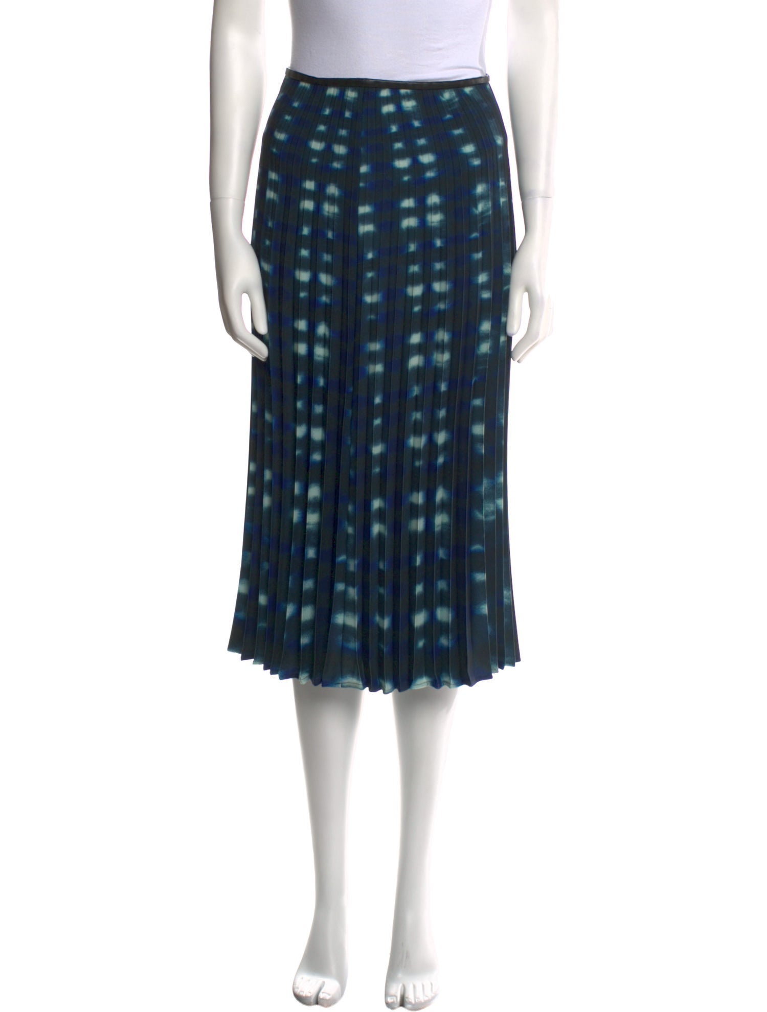 Proenza Schouler White Label Tie-Dye Print Knee-Length Skirt