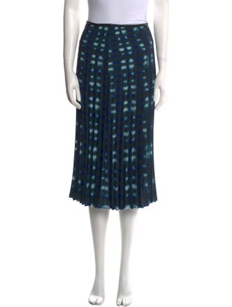 Proenza Schouler White Label Tie-Dye Print Knee-Length Skirt