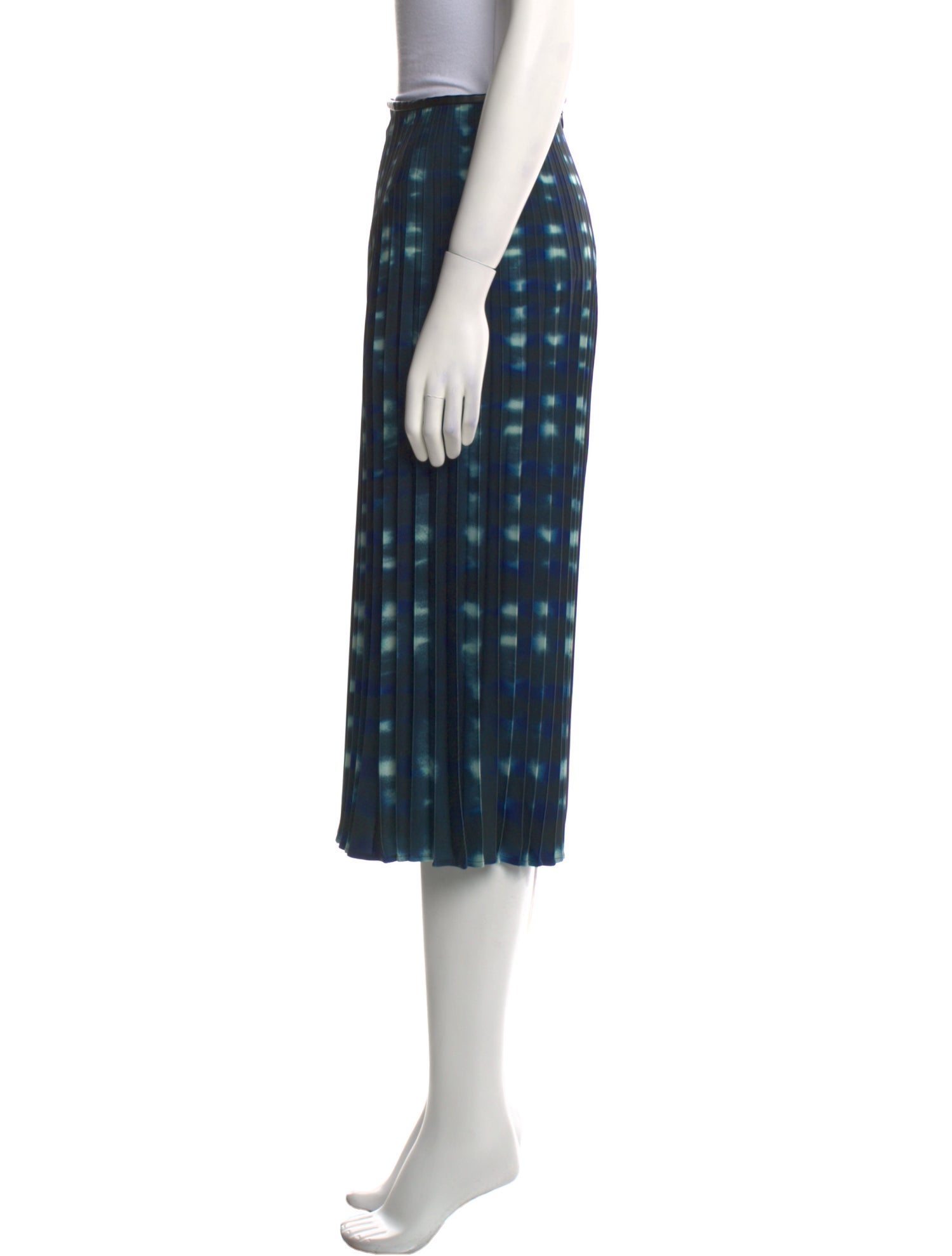 Proenza Schouler White Label Tie-Dye Print Knee-Length Skirt