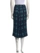 Proenza Schouler White Label Tie-Dye Print Knee-Length Skirt