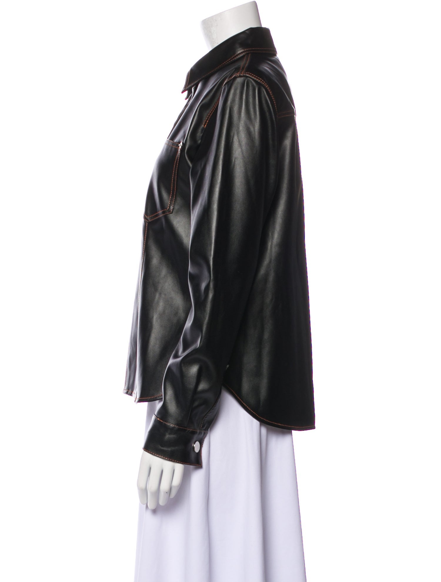 Proenza Schouler White Label Faux Leather Jacket