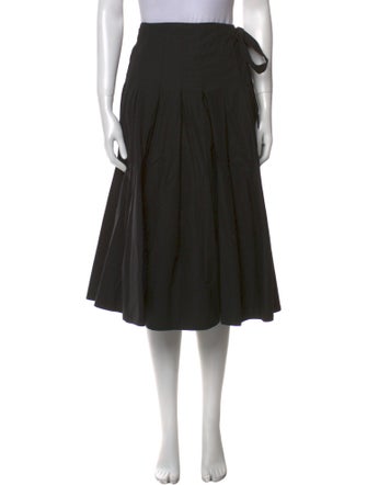 Proenza Schouler White Label Pleated Accents Midi Length Skirt