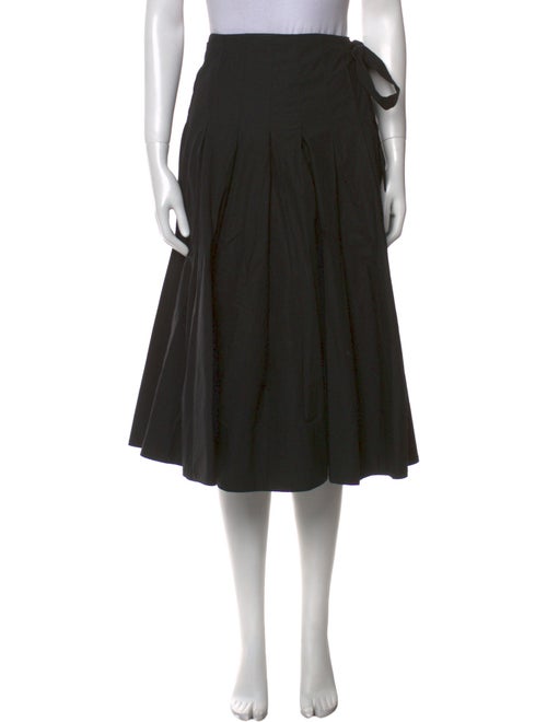 Proenza Schouler White Label Pleated Accents Midi Length Skirt