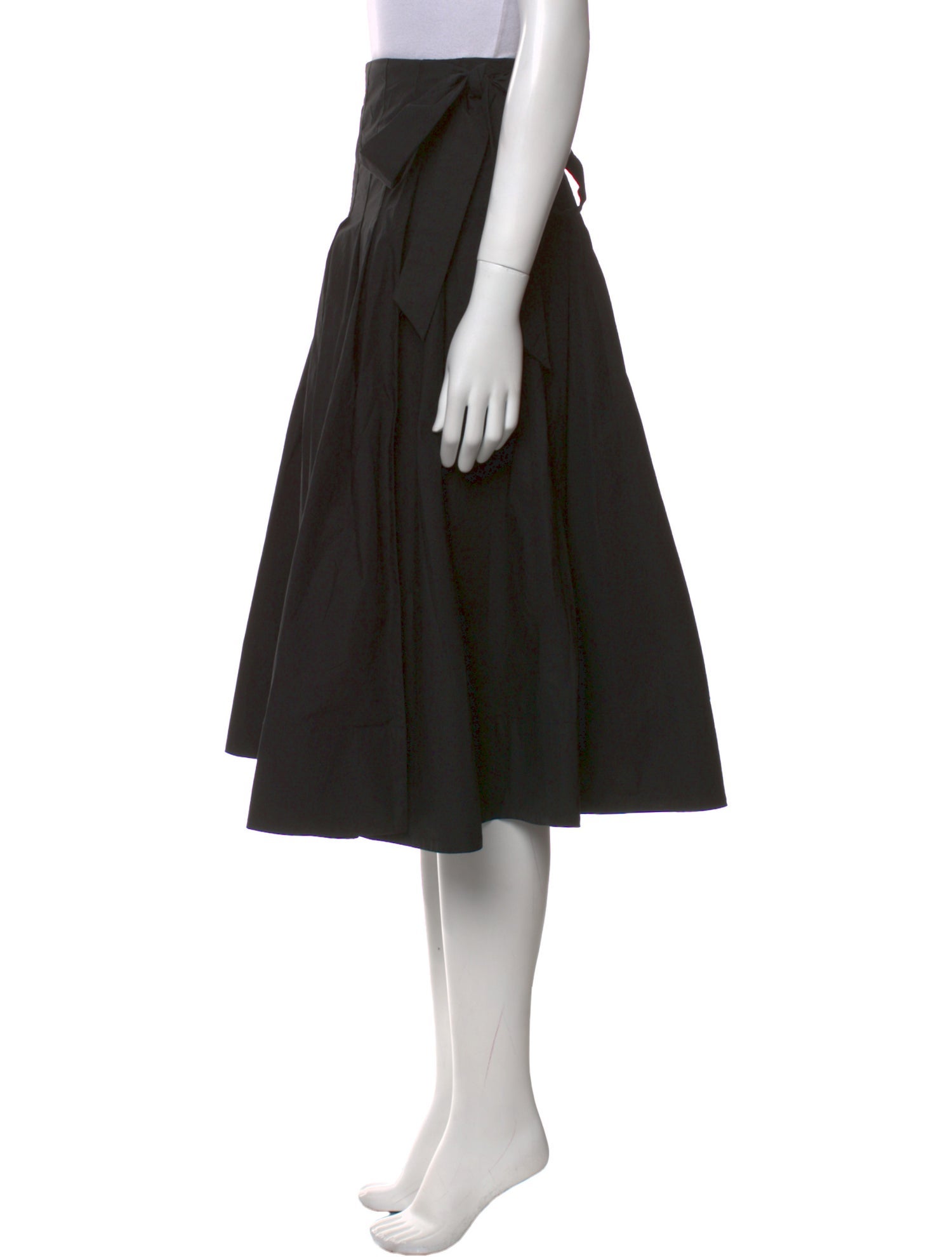 Proenza Schouler White Label Pleated Accents Midi Length Skirt