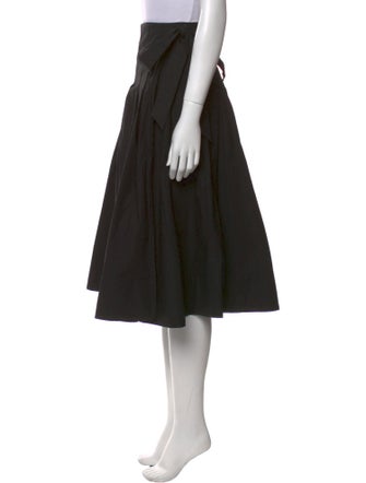 Proenza Schouler White Label Pleated Accents Midi Length Skirt