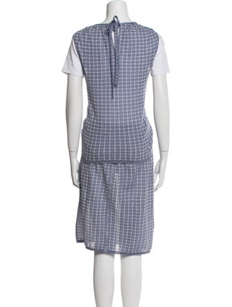 Proenza Schouler White Label Plaid Print Set