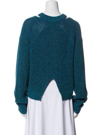 Proenza Schouler White Label Crew Neck Long Sleeve Sweatshirt