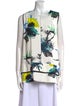 Proenza Schouler White Label Floral Print Crew Neck Blouse