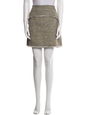 Proenza Schouler White Label Tweed Pattern Mini Skirt