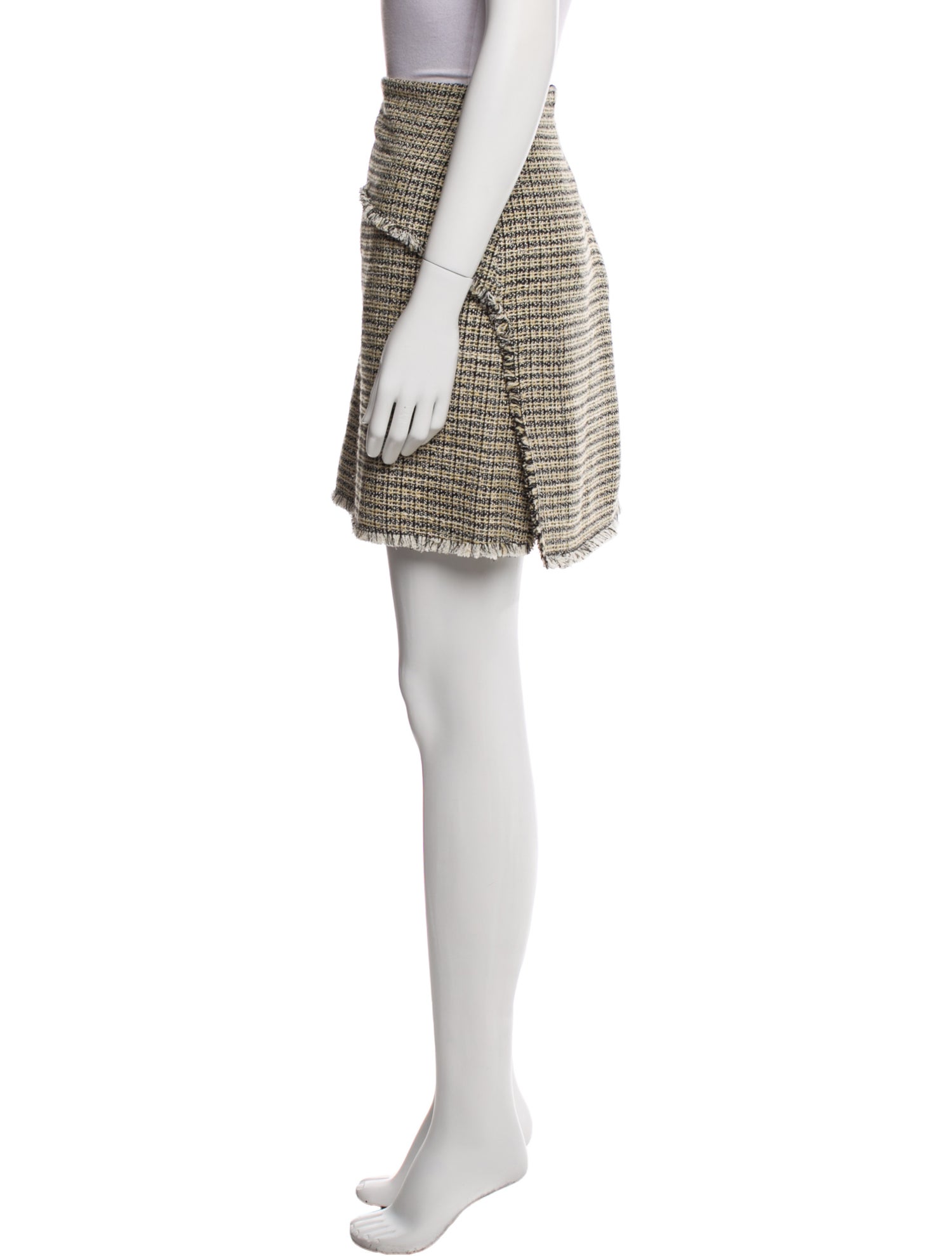 Proenza Schouler White Label Tweed Pattern Mini Skirt