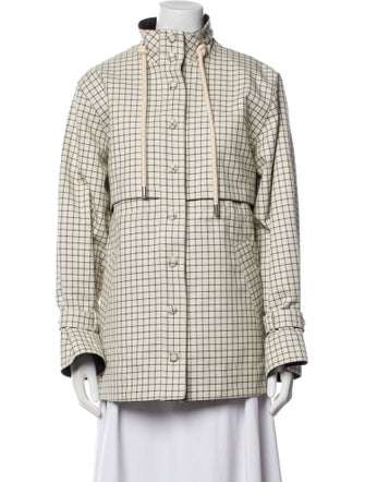 Proenza Schouler White Label Plaid Print Jacket