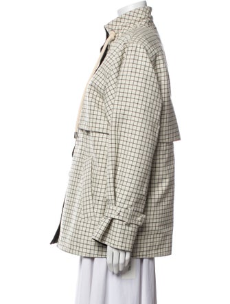 Proenza Schouler White Label Plaid Print Jacket