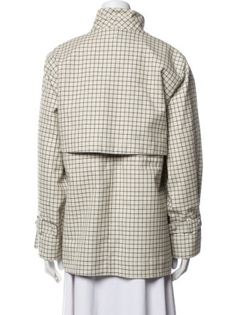 Proenza Schouler White Label Plaid Print Jacket
