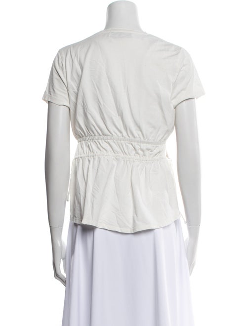 Proenza Schouler White Label Crew Neck Short Sleeve Crop Top