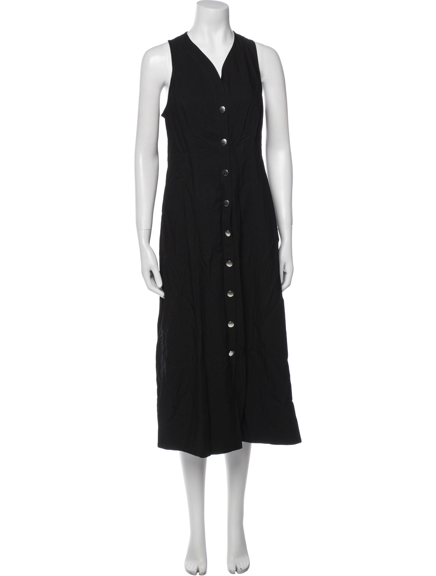 Proenza Schouler White Label V-Neck Midi Length Dress w/ Tags