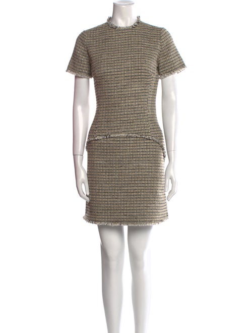 Proenza Schouler White Label Tweed Pattern Mini Dress