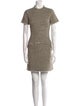 Proenza Schouler White Label Tweed Pattern Mini Dress