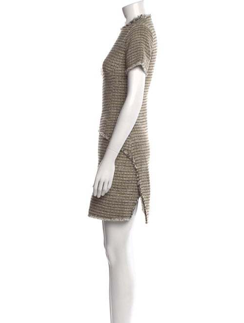 Proenza Schouler White Label Tweed Pattern Mini Dress