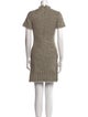 Proenza Schouler White Label Tweed Pattern Mini Dress