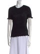 Proenza Schouler White Label Crew Neck Short Sleeve Top