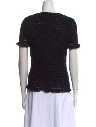 Proenza Schouler White Label Crew Neck Short Sleeve Top