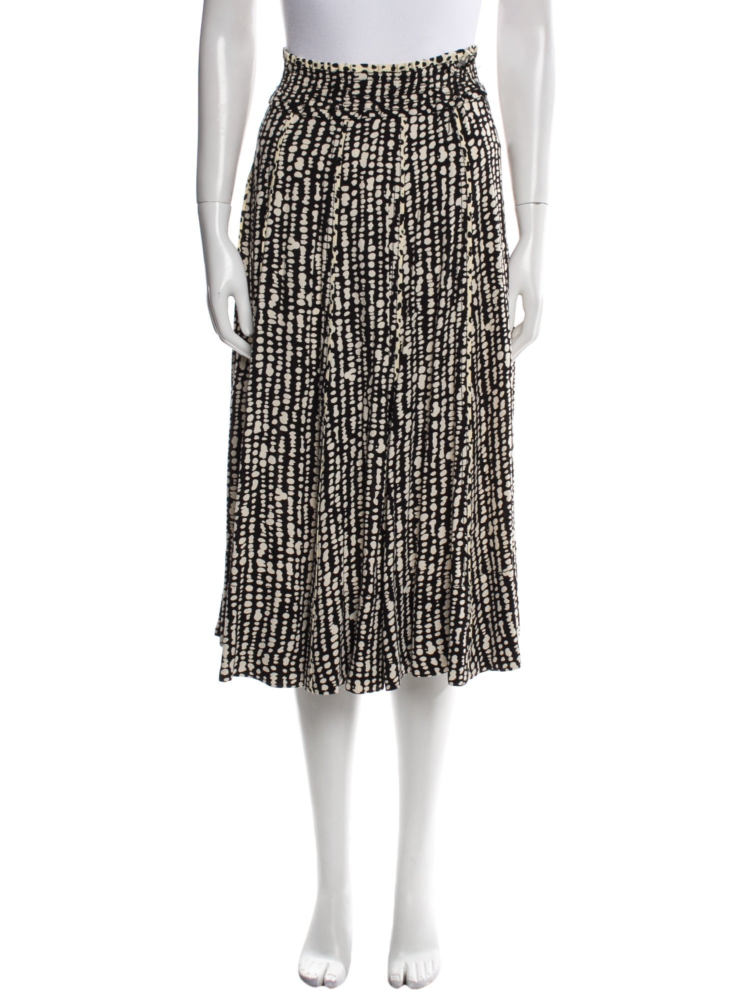 Proenza Schouler White Label Printed Midi Length Skirt