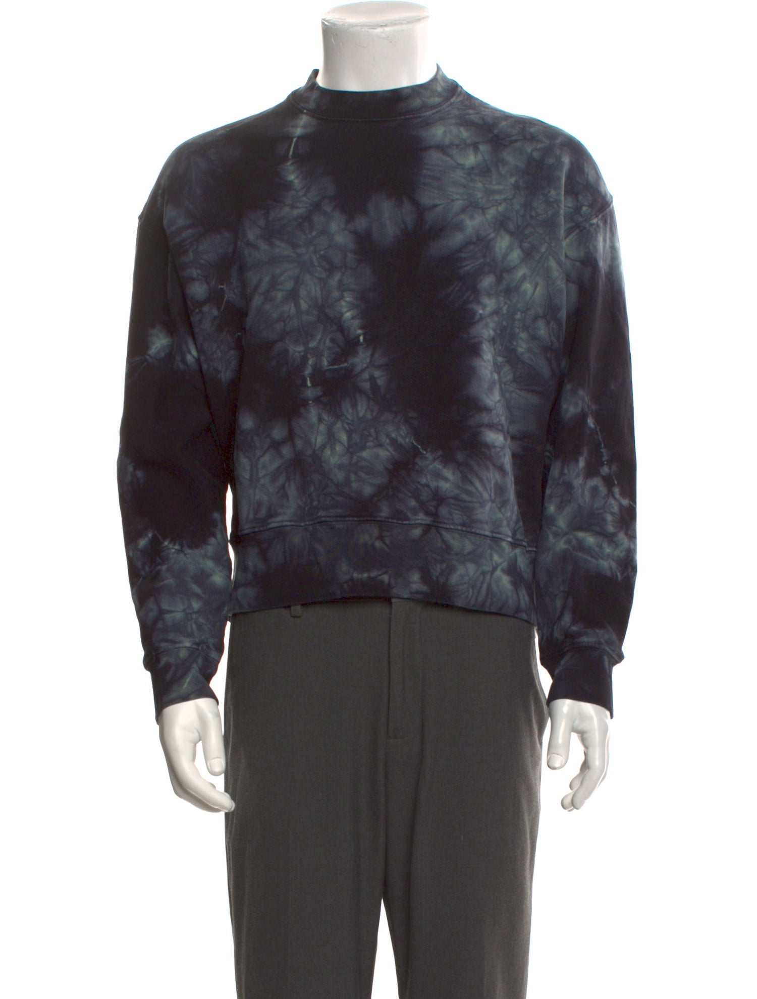 Proenza Schouler White Label Tie-Dye Print Crew Neck Sweatshirt