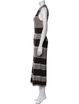 Proenza Schouler White Label Silk Midi Length Dress