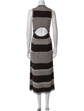 Proenza Schouler White Label Silk Midi Length Dress