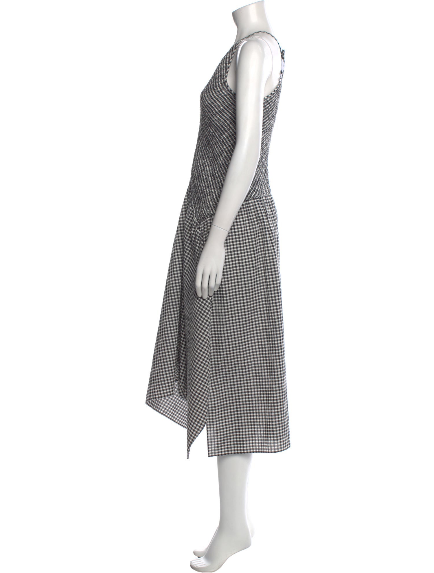 Proenza Schouler White Label Polka Dot Print Long Dress