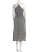 Proenza Schouler White Label Polka Dot Print Long Dress
