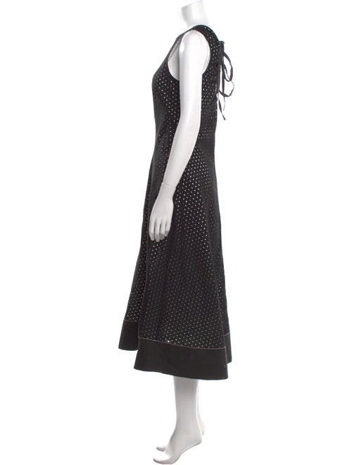 Proenza Schouler White Label Polka Dot Print Long Dress