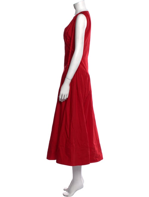 Proenza Schouler White Label V-Neck Long Dress