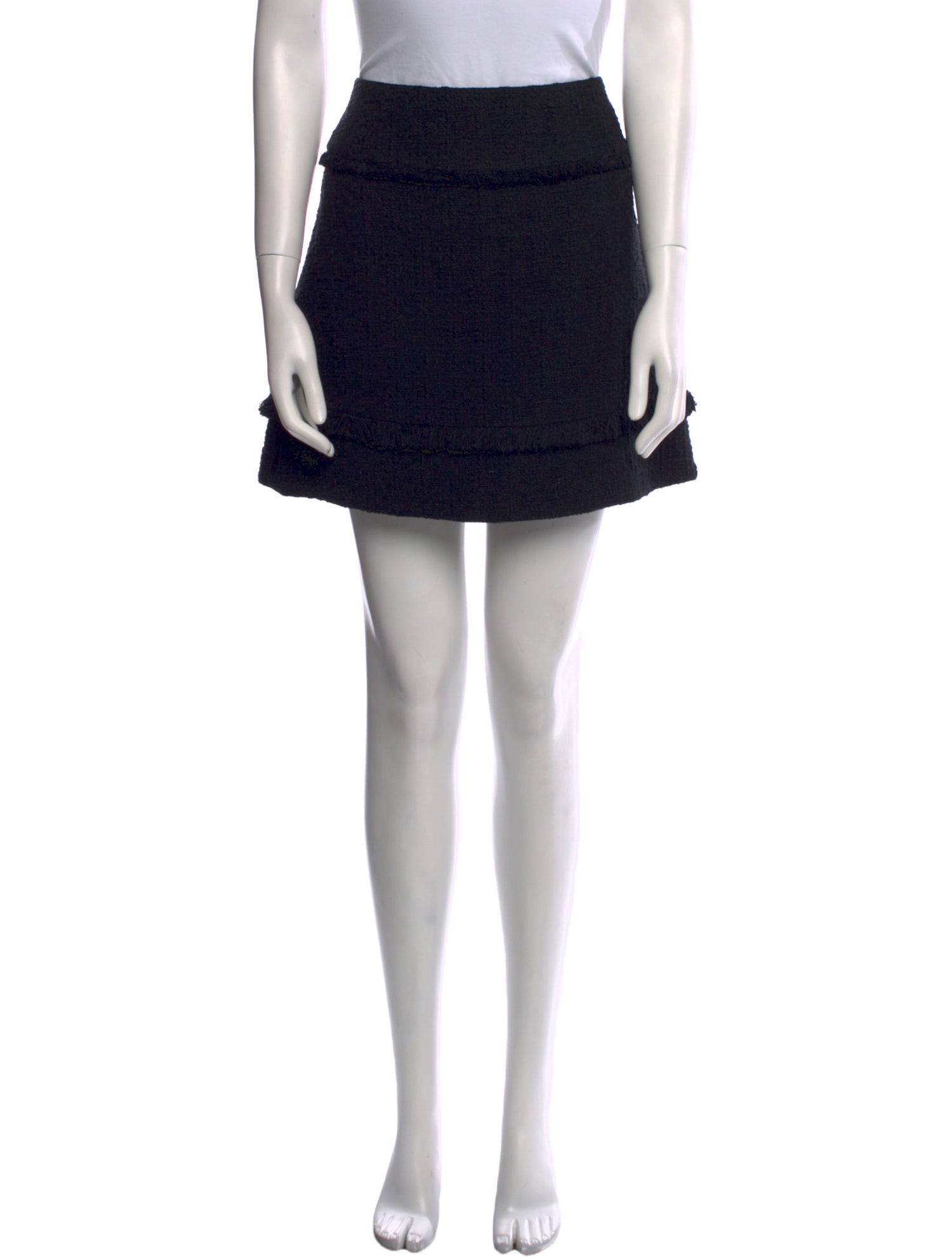 Proenza Schouler White Label Pleated Accents Mini Skirt