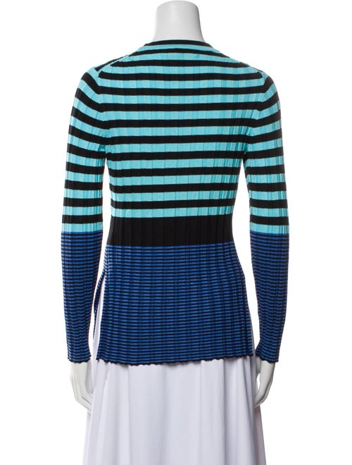 Proenza Schouler White Label Striped Crew Neck Top
