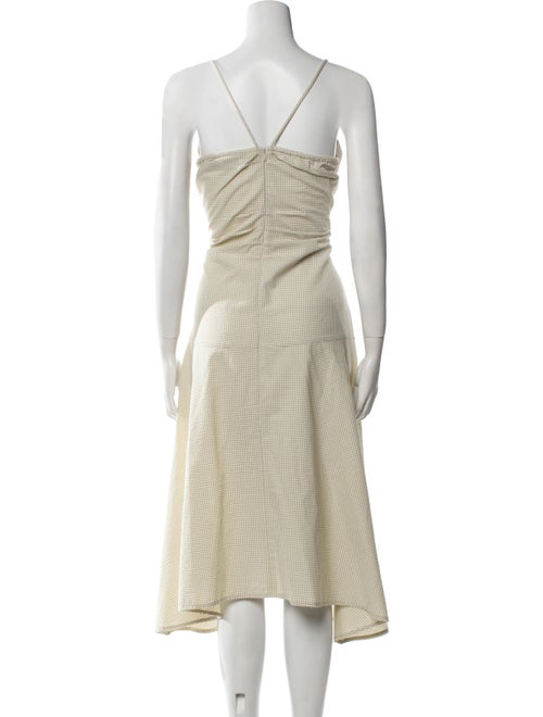 Proenza Schouler White Label Square Neckline Midi Length Dress