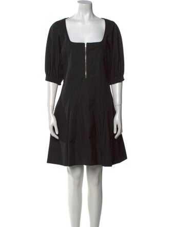 Proenza Schouler White Label Square Neckline Mini Dress