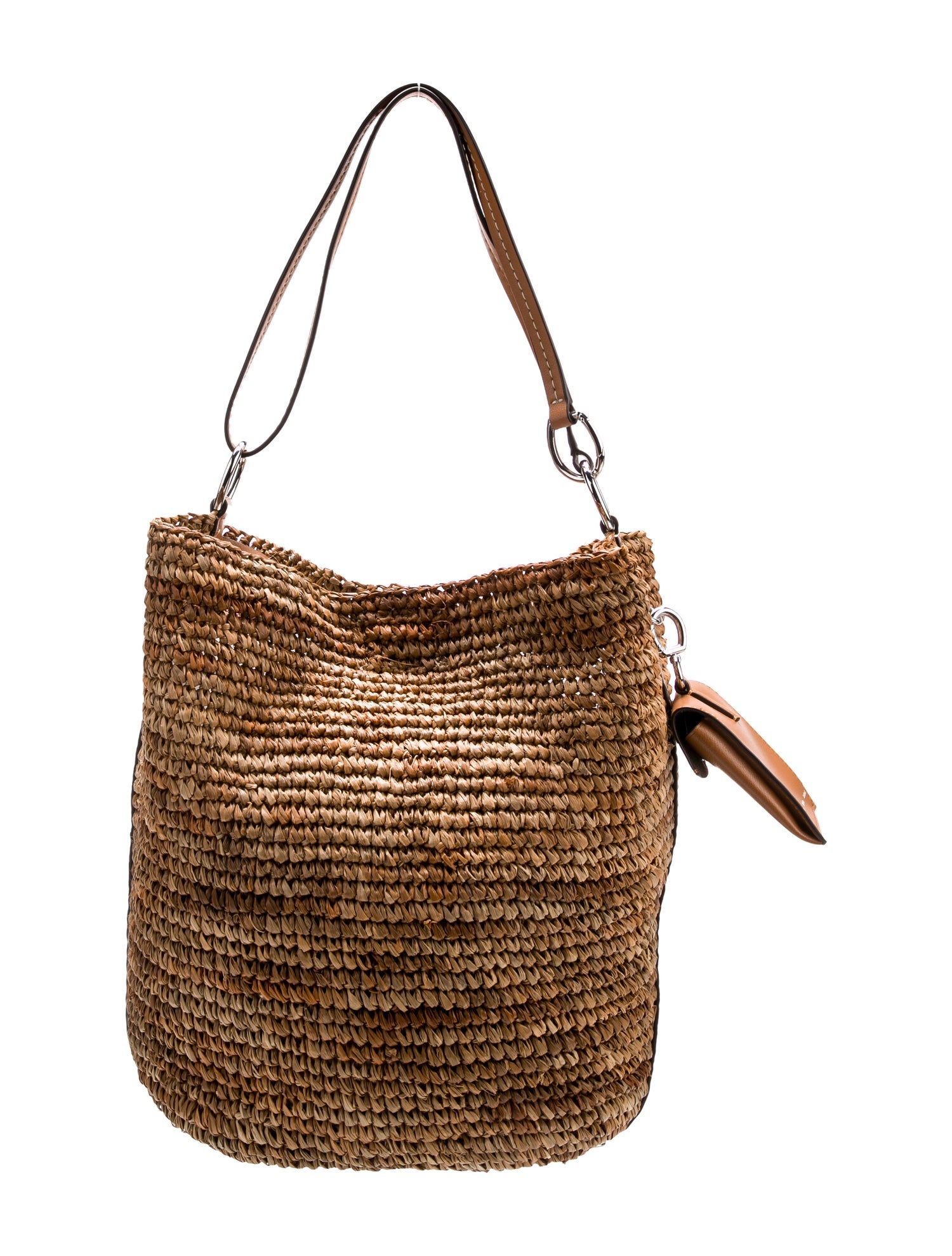 Proenza Schouler White Label Straw Shoulder Bag