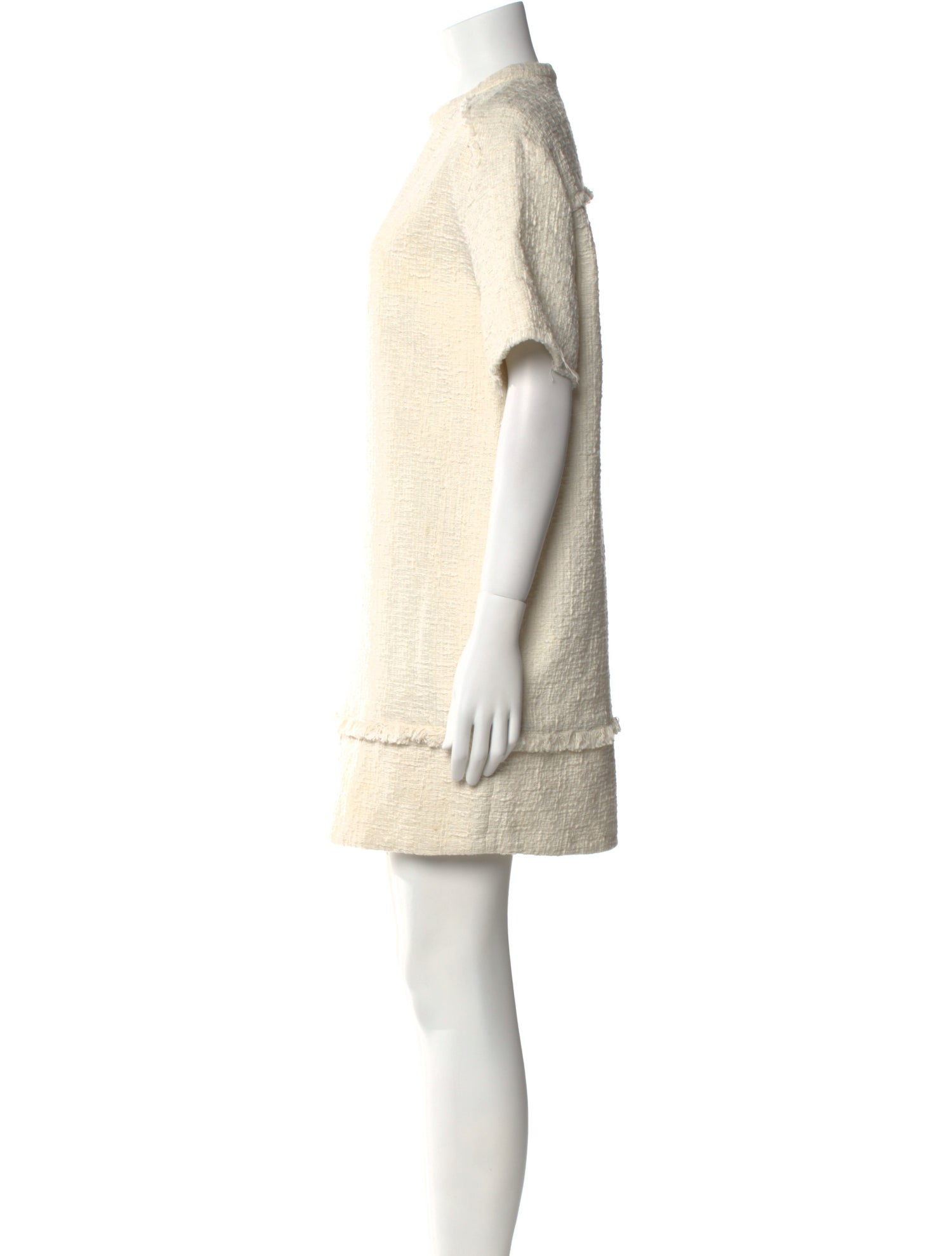 Proenza Schouler White Label Mock Neck Mini Dress